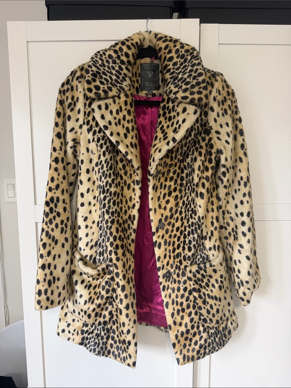 Guess Leopard-Print Coat